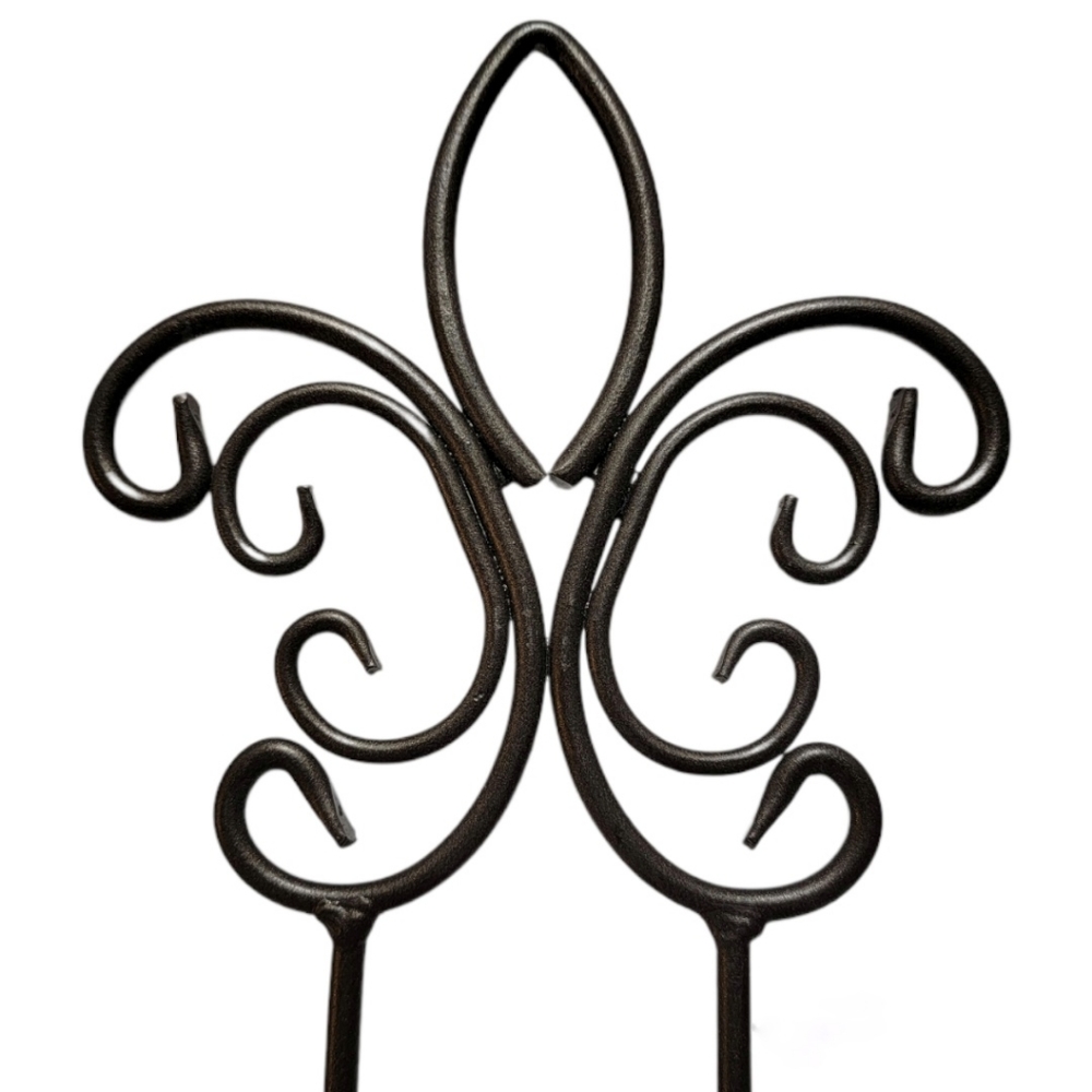 Fleur de Lis plate/photo hanger - Picture 4 of 4